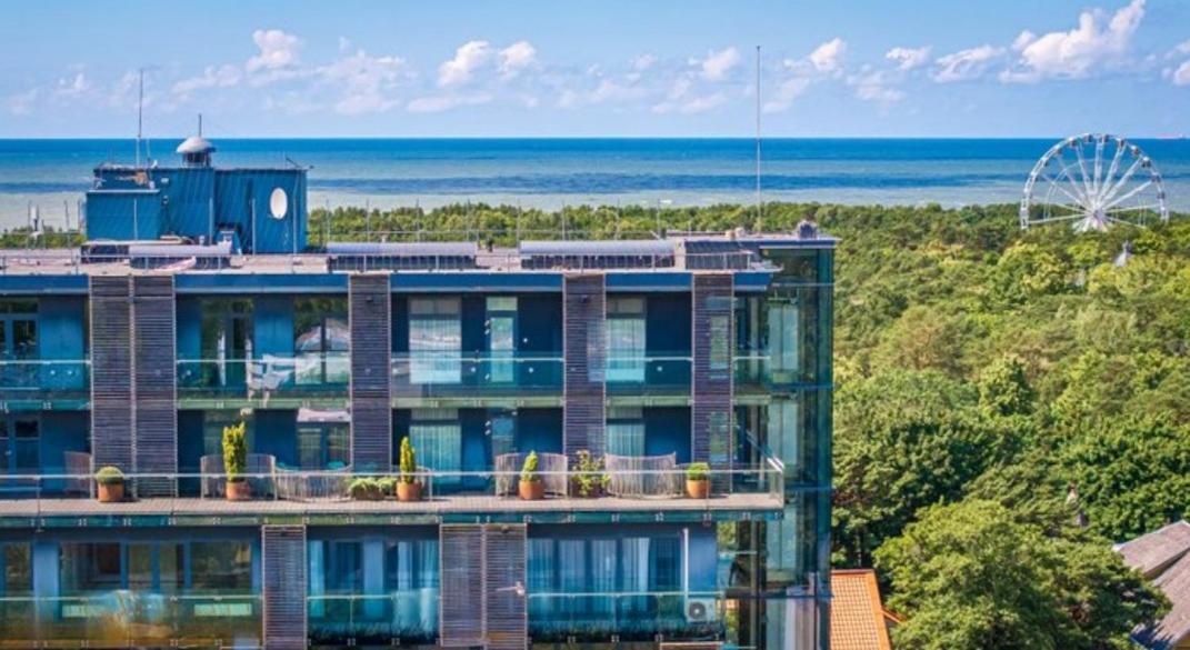 Palanga Sea View Apartment ภายนอก รูปภาพ